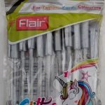 Flair Silver Glitter Pens